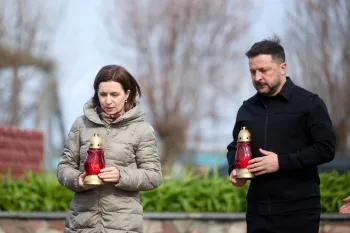The Presidents of Ukraine and Moldova honored the memory of the liquidators of the Chernobyl accident